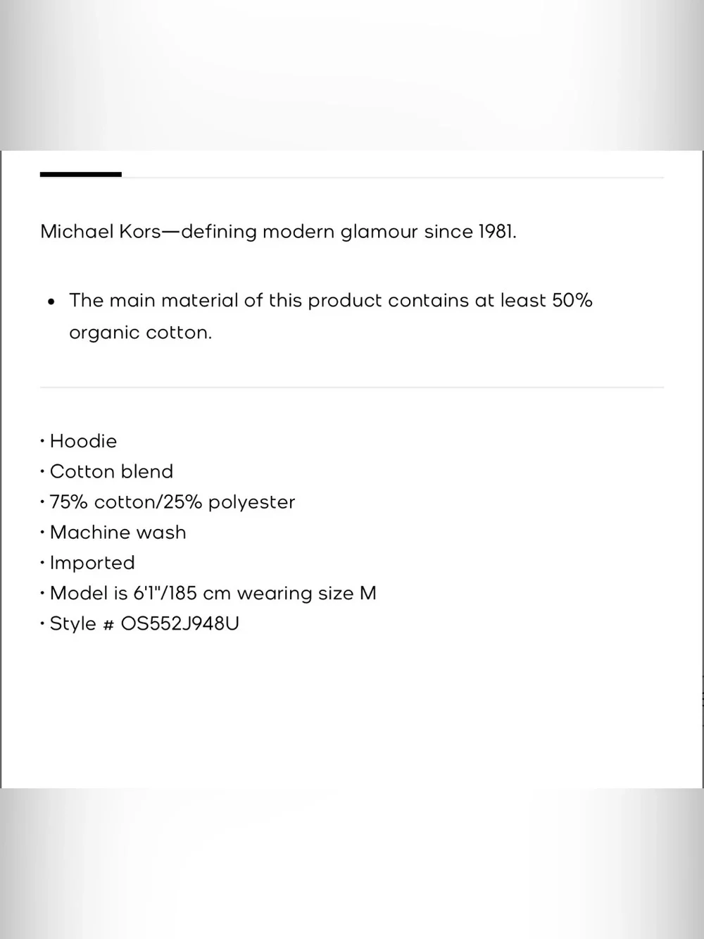 Michael Kors White Hooded Logo-Texture Pullover